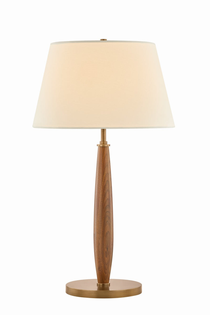 Troy Lighting PTL7126-PBR One Light Table Lamp, Patina Brass