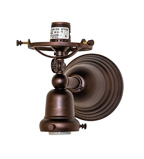 Meyda Tiffany 294265 Two Light Gas & Electric Wall Sconce Hardware, Mahogany Bronze