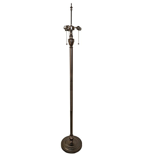 Meyda Tiffany 296801 Three Light Floor Base, Mahogany Bronze