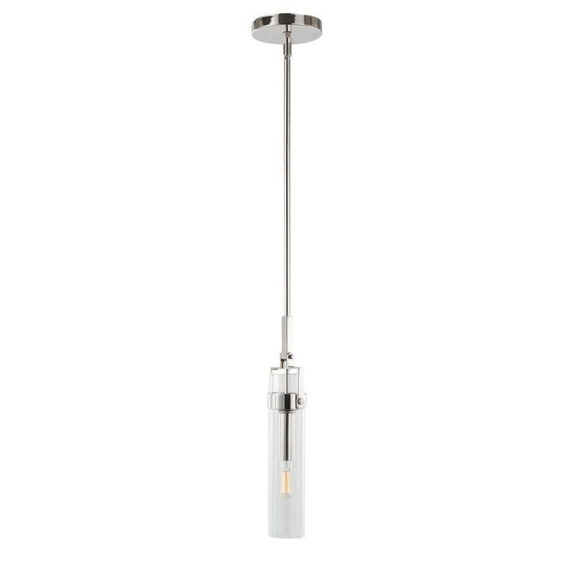 Varaluz P67862PN One Light Pendant, Polished Nickel