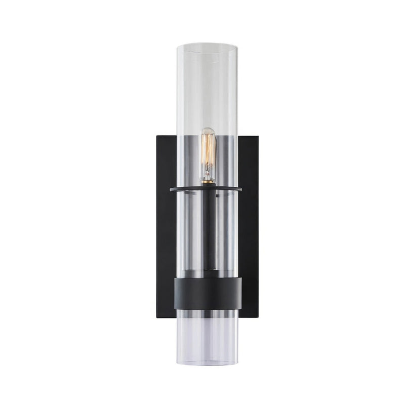 Varaluz V67821BK Two Light Wall Sconce, Matte Black