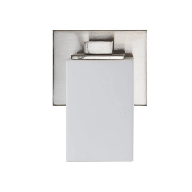 Varaluz V68031BN One Light Wall Sconce, Brushed Nickel