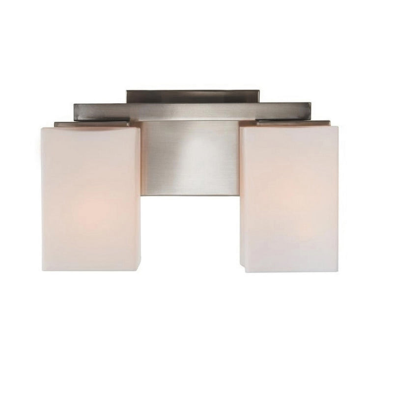 Varaluz V68032BN Two Light Bath Vanity, Brushed Nickel