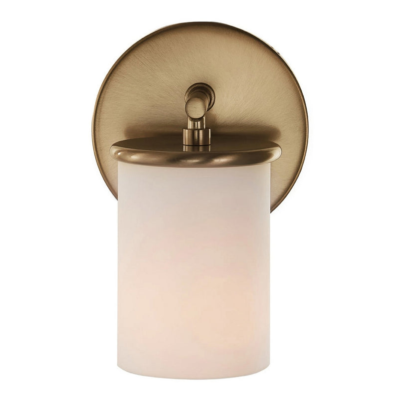 Varaluz V68083BB One Light Bath Vanity, Brushed Brass