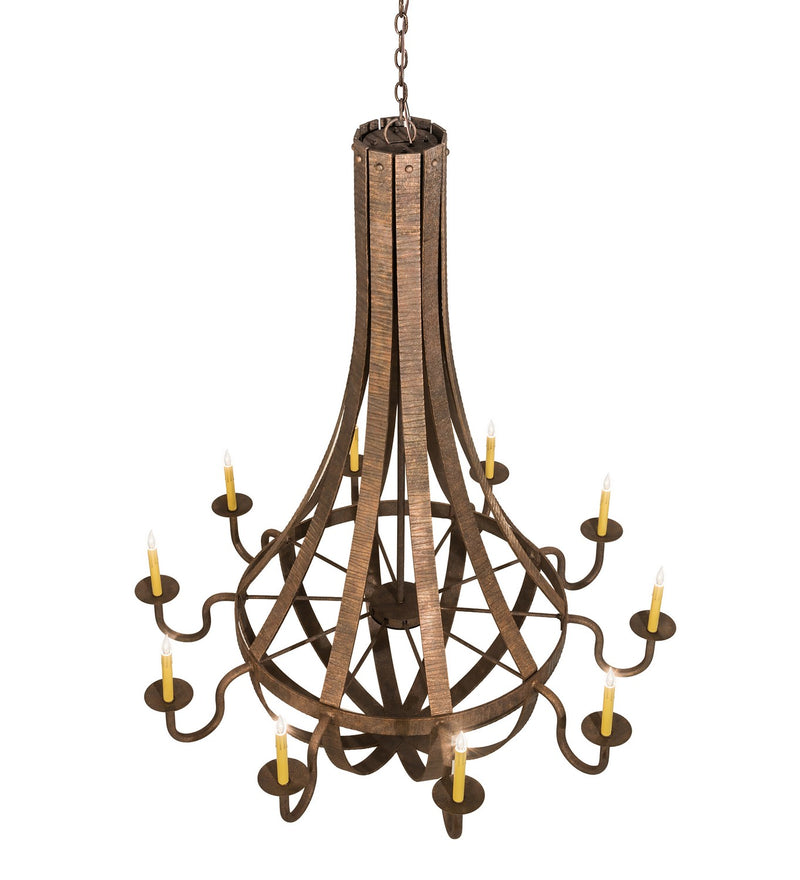 Meyda Tiffany 193060 Ten Light Chandelier, Rococo