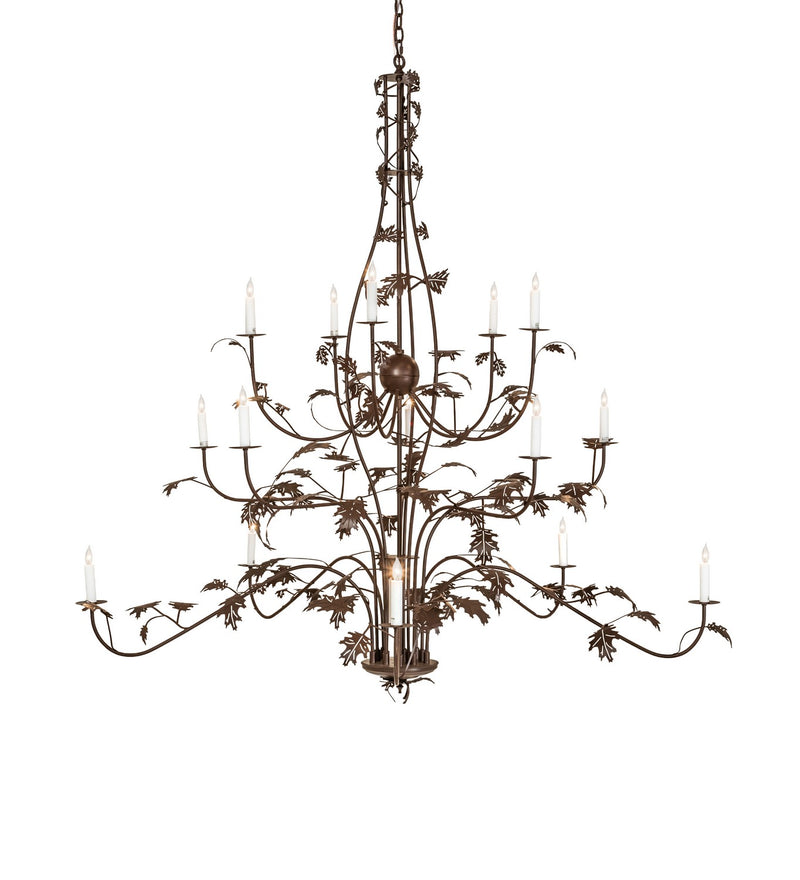 Meyda Tiffany 258908 15 Light Chandelier, Cafe Noir