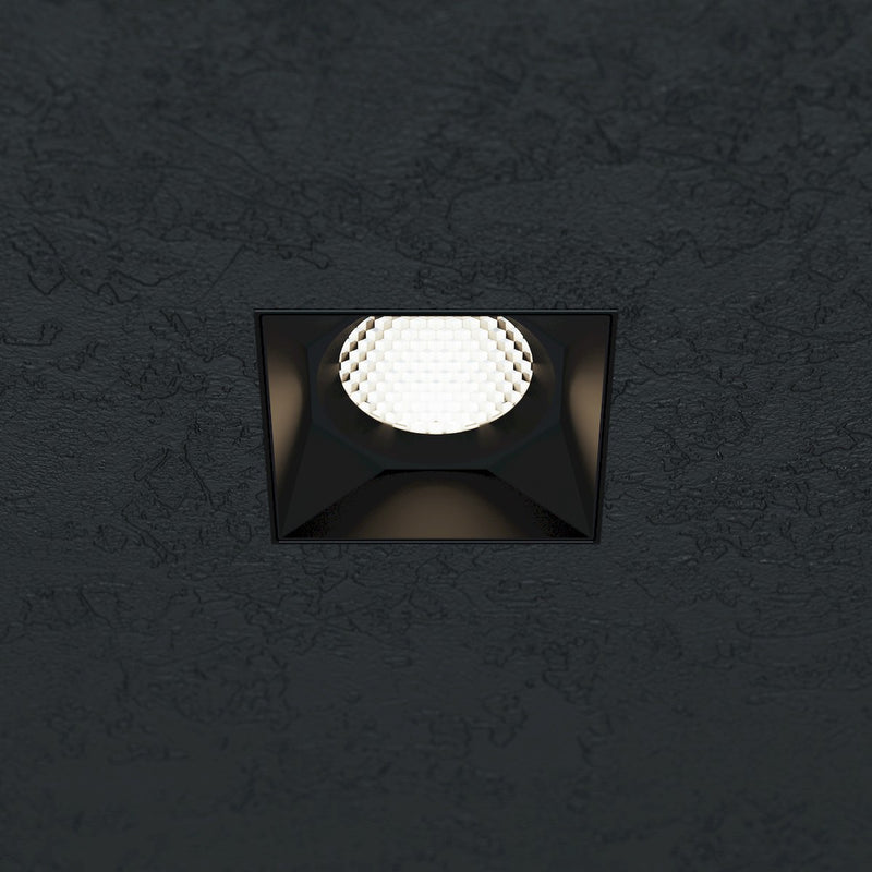 American Lighting RHYM-DL3Q-15-36-THNC-5CCT-BK Downlight Deep Baffle, Black