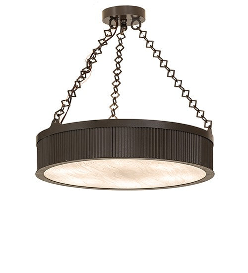 Meyda Tiffany 257460 Six Light Semi-Flush Mount