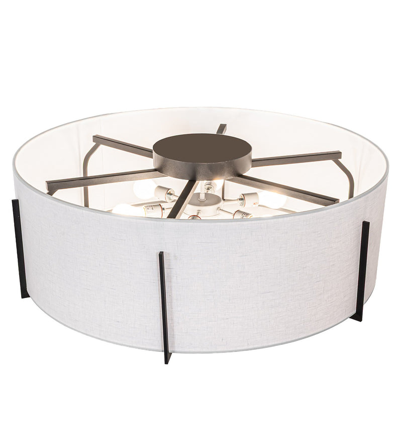 Meyda Tiffany 269578 Six Light Structure Flush Mount