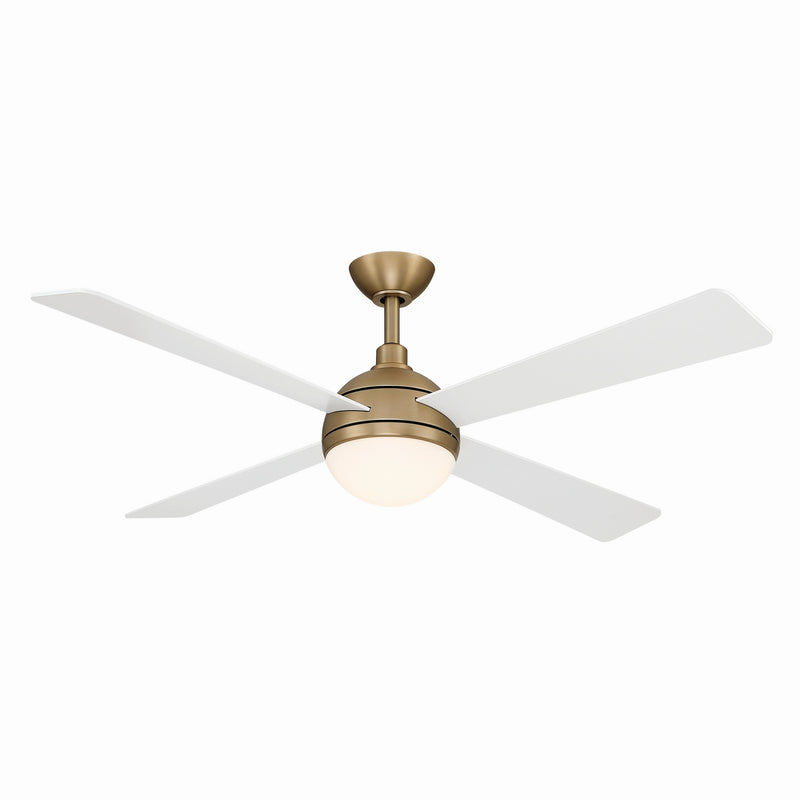 Minka Aire F623L-BBR/ALW 54" Ceiling Fan, Brushed Brass