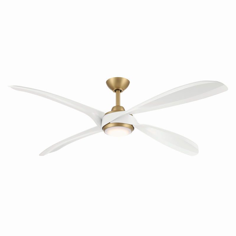 Minka Aire F698L-LBR/ALW 60" Ceiling Fan, Legacy Brass