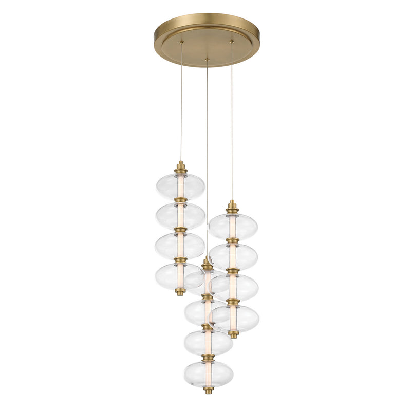 Minka-Lavery 10526-732-L LED Pendant, Legacy Brass