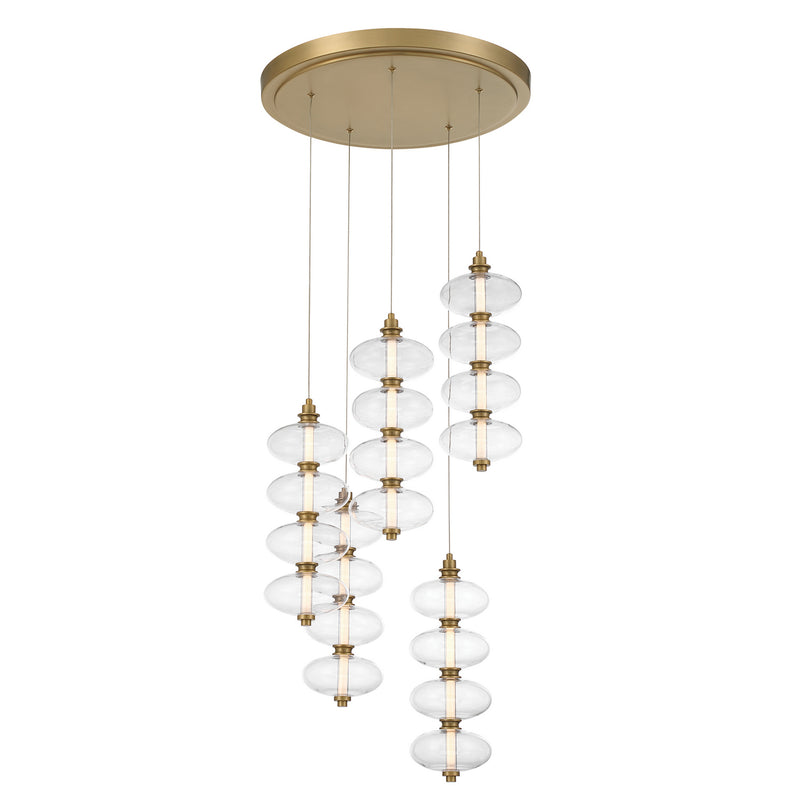 Minka-Lavery 10527-732-L LED Pendant, Legacy Brass