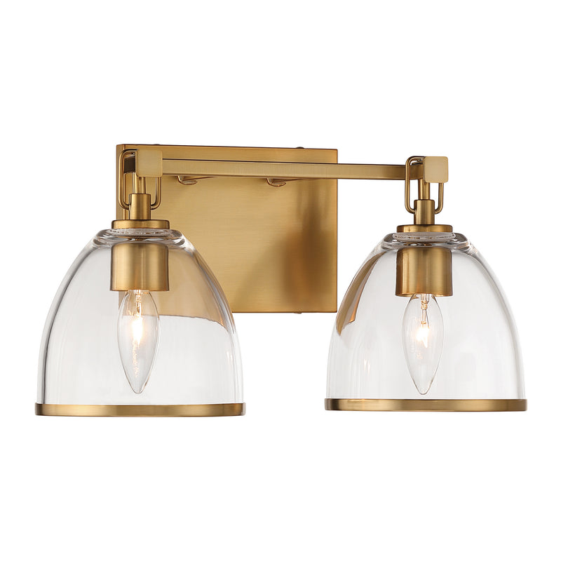 Minka-Lavery 15022-791 Two Light Vanity, Brushed Gold