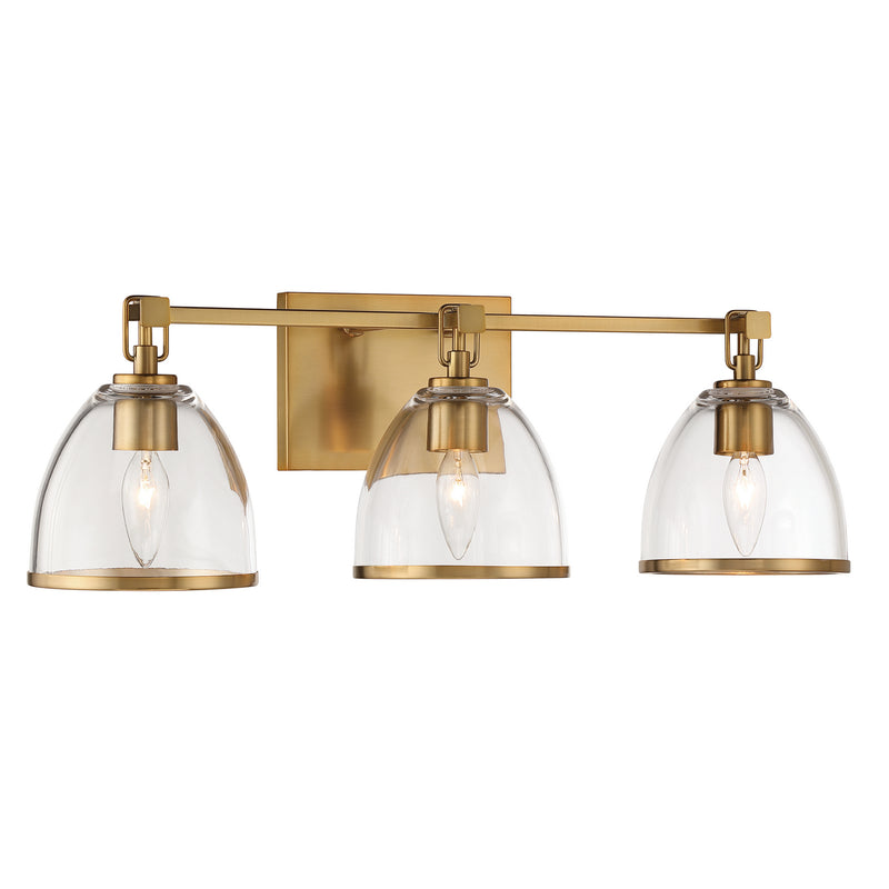 Minka-Lavery 15023-791 Three Light Vanity, Brushed Gold