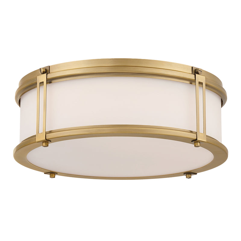 Minka-Lavery 16014-732-L LED Flush Mount, Legacy Brass
