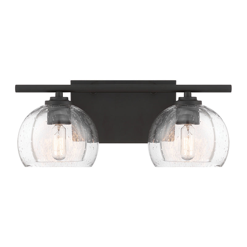 Minka-Lavery 2722-860 Two Light Vanity, Dark Bronze