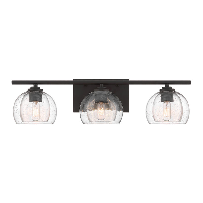 Minka-Lavery 2723-860 Three Light Vanity, Dark Bronze