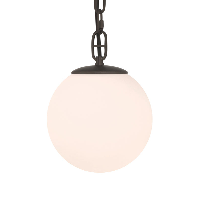 Minka-Lavery 5211-860 One Light Mini Pendant, Dark Bronze