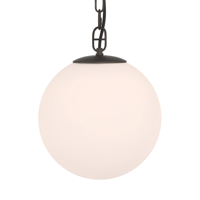 Minka-Lavery 5212-860 One Light Mini Pendant, Dark Bronze