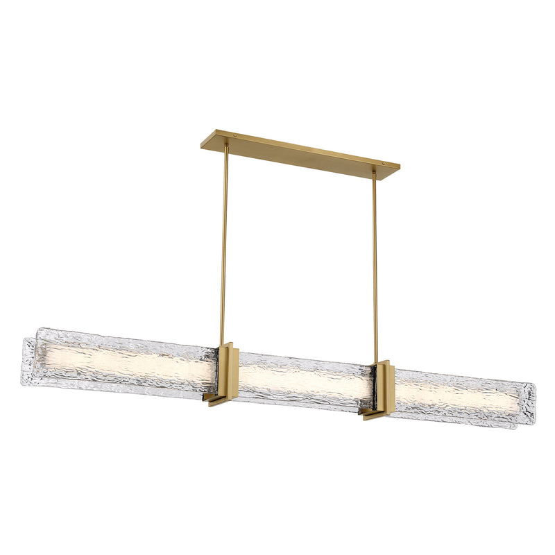 Minka-Lavery 5667-732-L LED Linear Chandelier, Legacy Brass