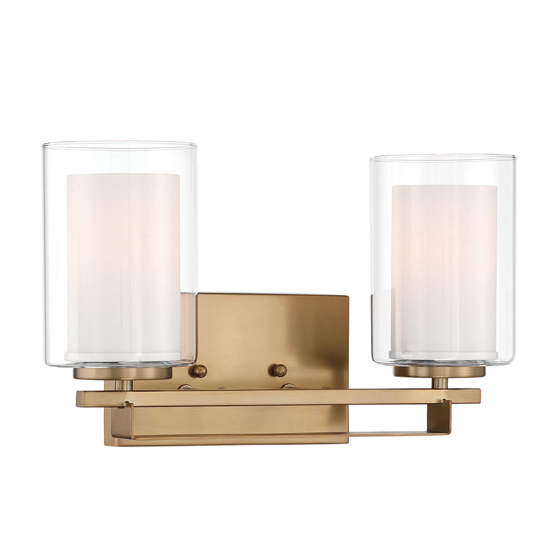 Minka-Lavery 6102-791 Two Light Vanity, Brushed Gold