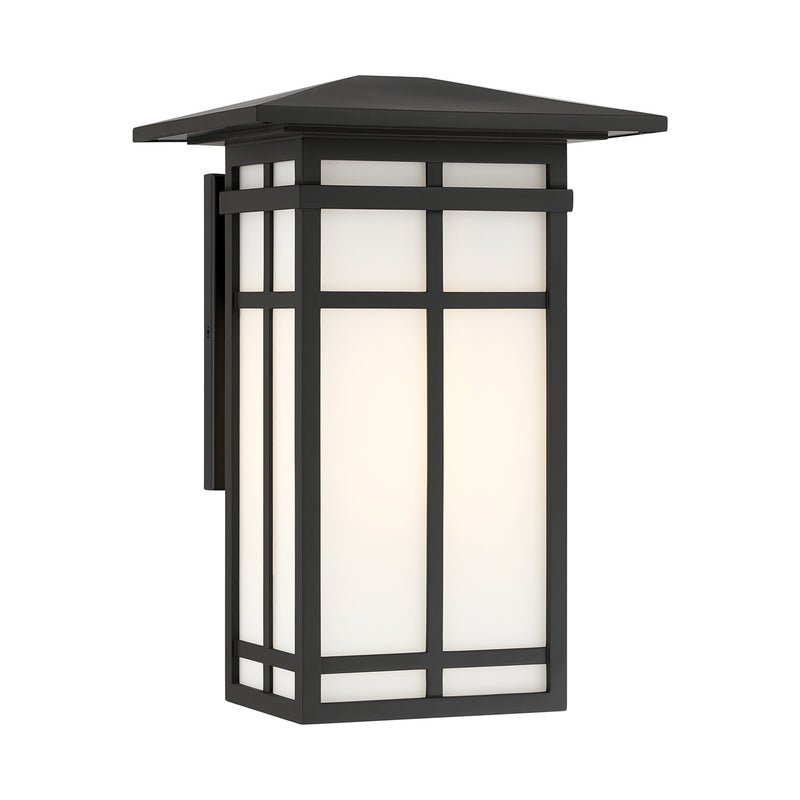 Minka-Lavery 71180-899 One Light Wall Sconce, Dark Matte Black