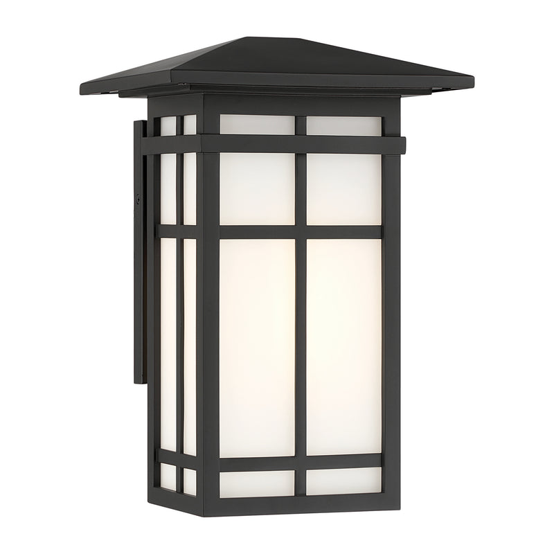 Minka-Lavery 71182-899 One Light Wall Sconce, Dark Matte Black