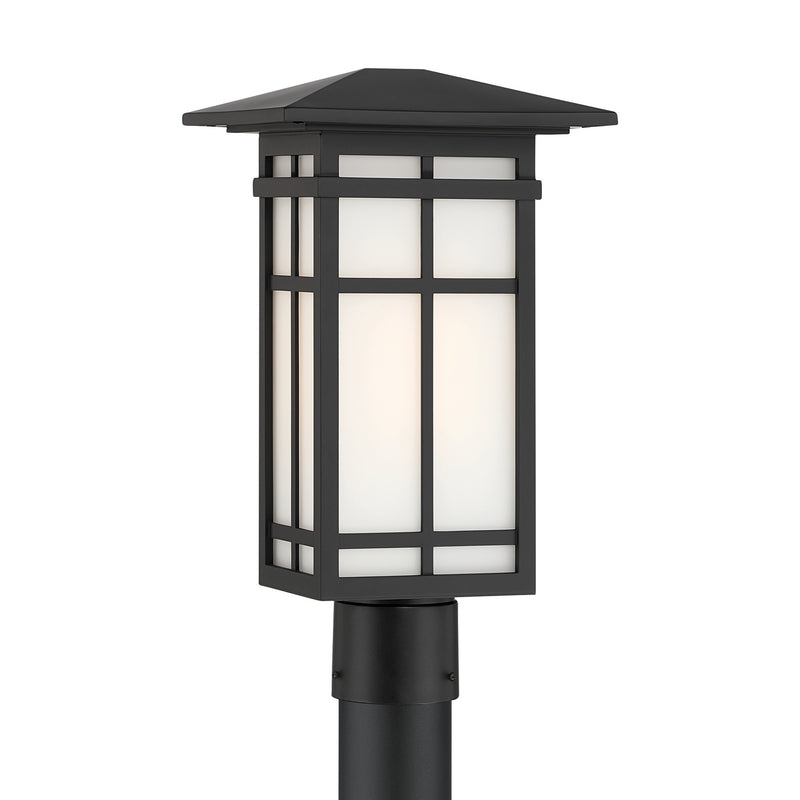 Minka-Lavery 71185-899 One Light Post Lantern, Dark Matte Black