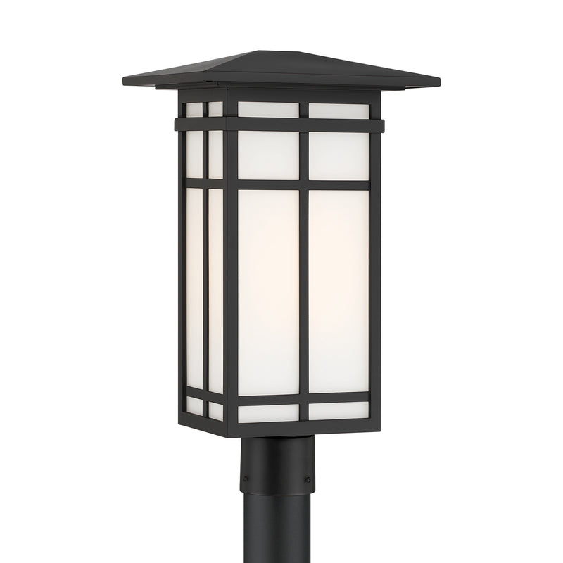 Minka-Lavery 71186-899 One Light Post Lantern, Dark Matte Black