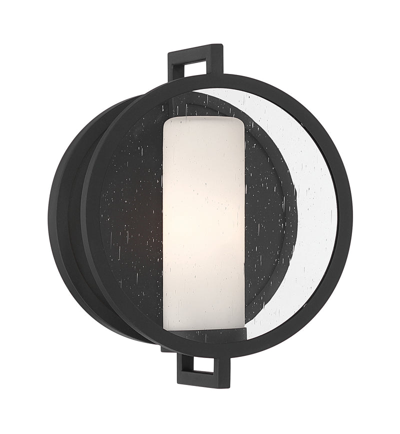 Minka-Lavery 71270-66 One Light Wall Sconce, Sand Coal Black
