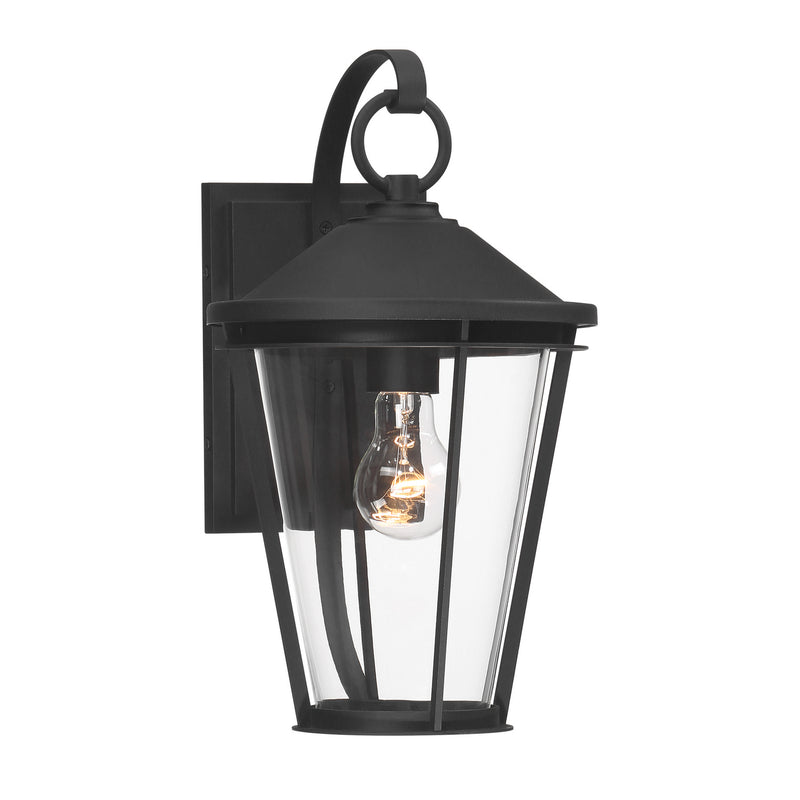 Minka-Lavery 71281-66 One Light Wall Sconce, Sand Coal Black