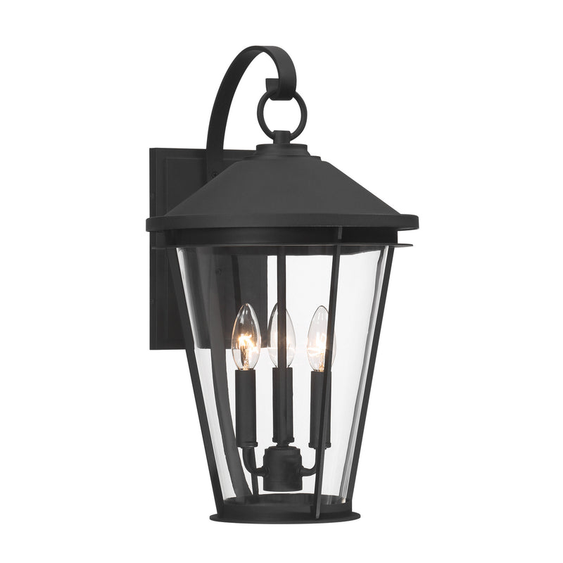Minka-Lavery 71283-66 Three Light Wall Lantern, Sand Coal Black