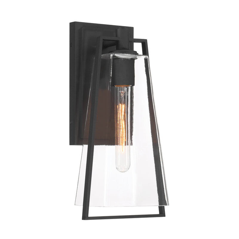 Minka-Lavery 71300-66 One Light Wall Sconce, Sand Coal Black