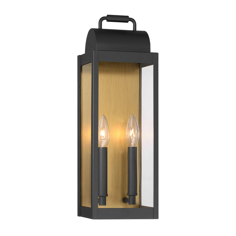 Minka-Lavery 71312-877 Two Light Wall Sconce, Sand Coal Black