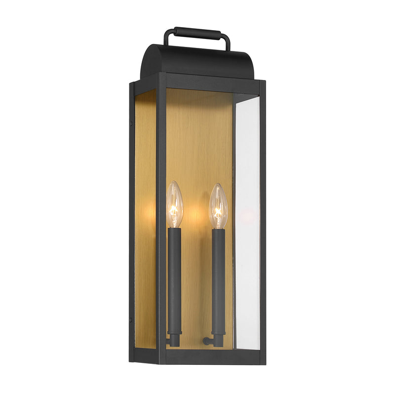 Minka-Lavery 71313-877 Two Light Wall Sconce, Sand Coal Black