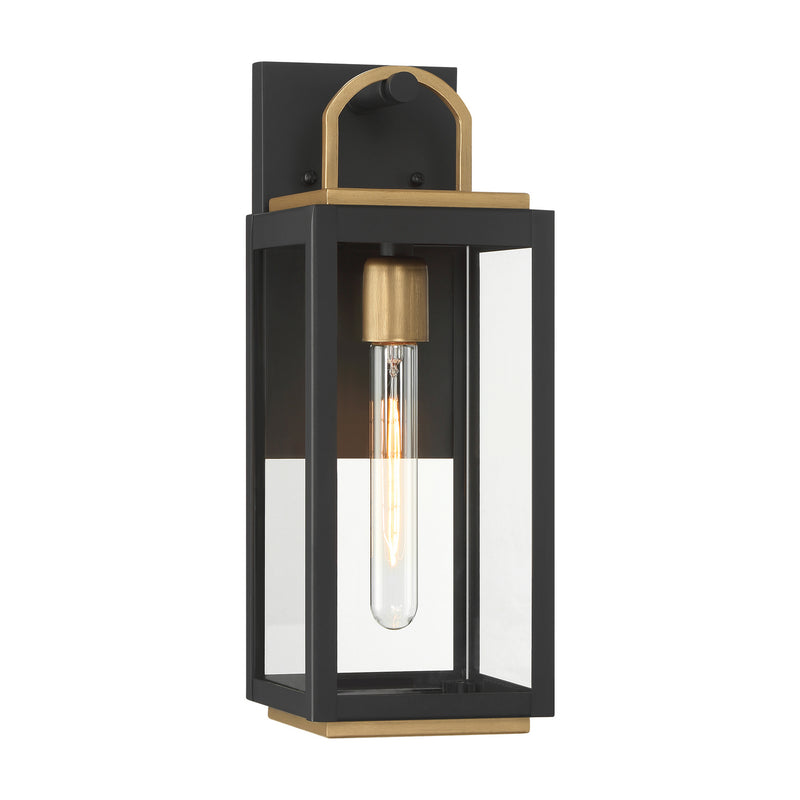 Minka-Lavery 71330-734 One Light Wall Sconce, Dark Matte Black