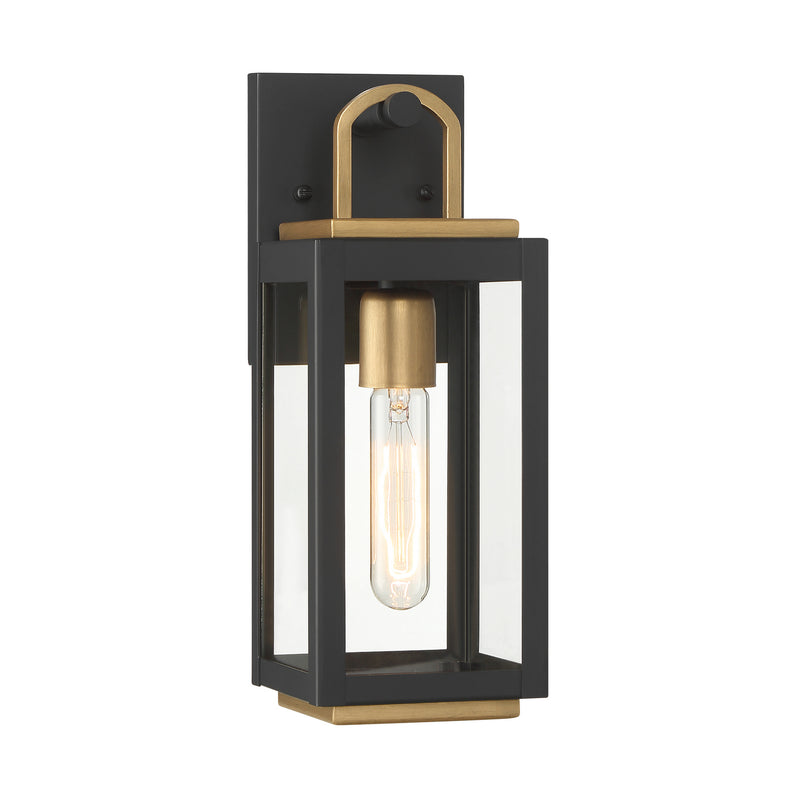 Minka-Lavery 71331-734 One Light Wall Sconce, Dark Matte Black