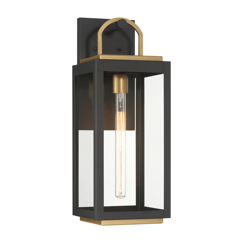 Minka-Lavery 71332-734 One Light Wall Sconce, Dark Matte Black