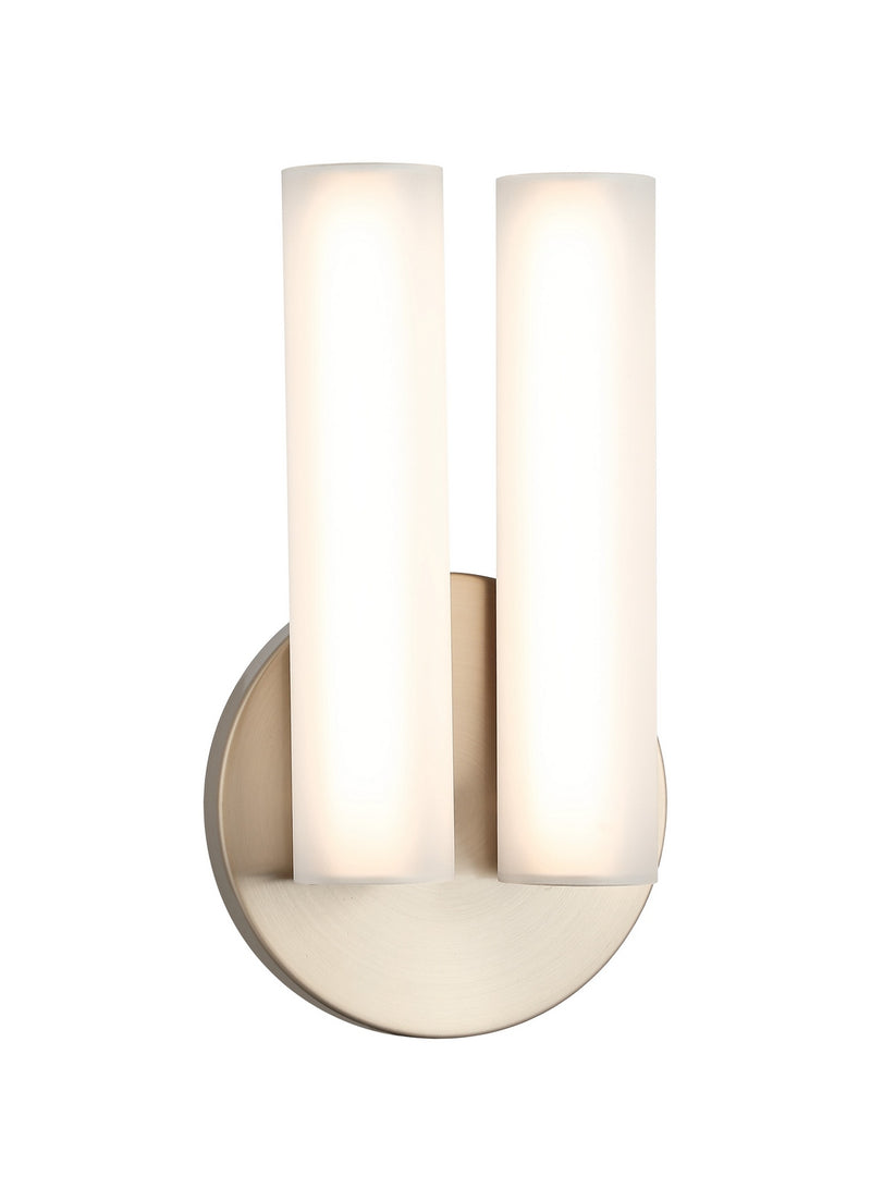 Matteo Lighting W32222CGFR LED Wall Sconce, Champagne Gold
