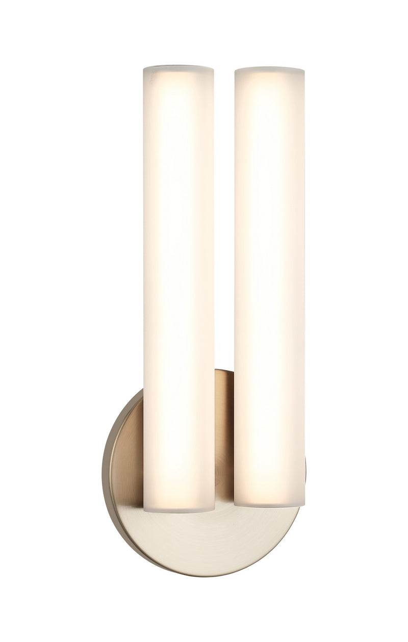 Matteo Lighting W32230CGFR LED Wall Sconce, Champagne Gold