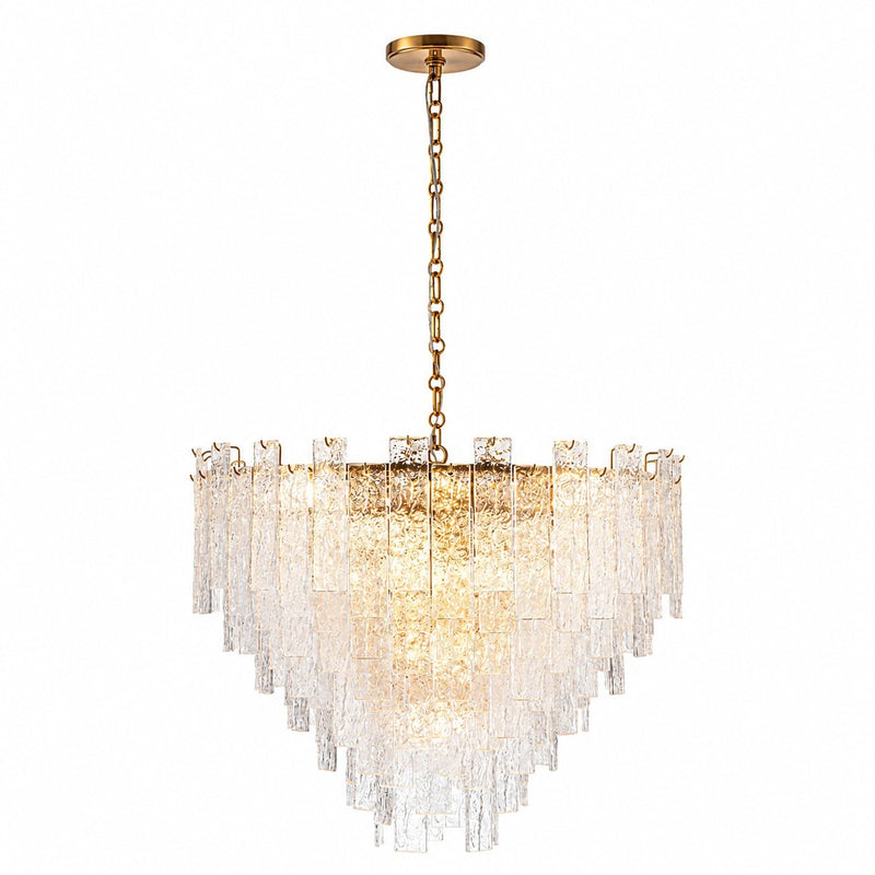 Terracotta Designs H21122L-16BR 16 Light Chandelier, Warm Brass