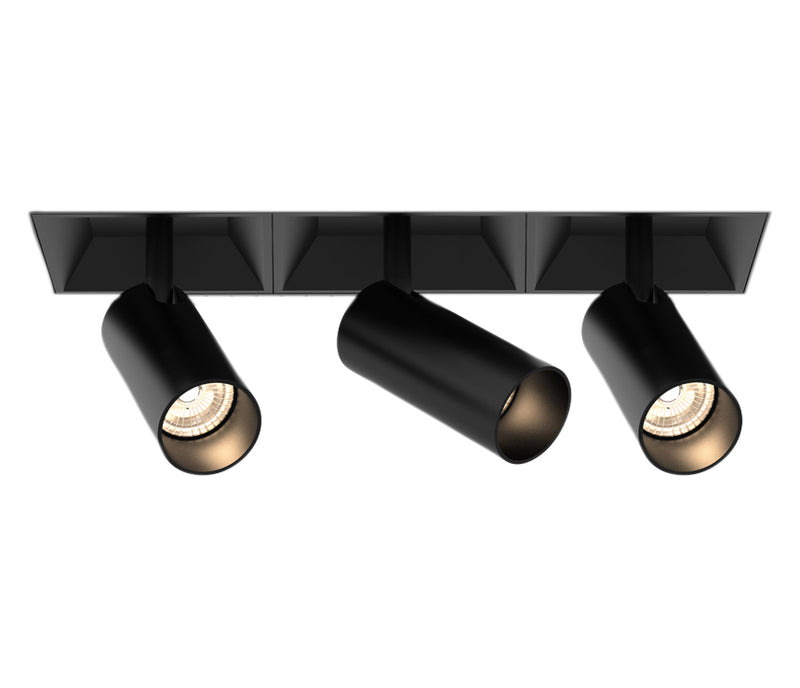 Eurofase BVOR3TL01STSTST1530 LED Recessed Multiple, Black