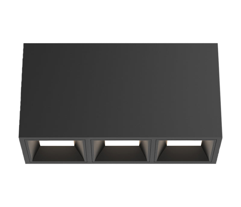 Eurofase BVOS301PNPNPN1530 LED Flushmount, Black
