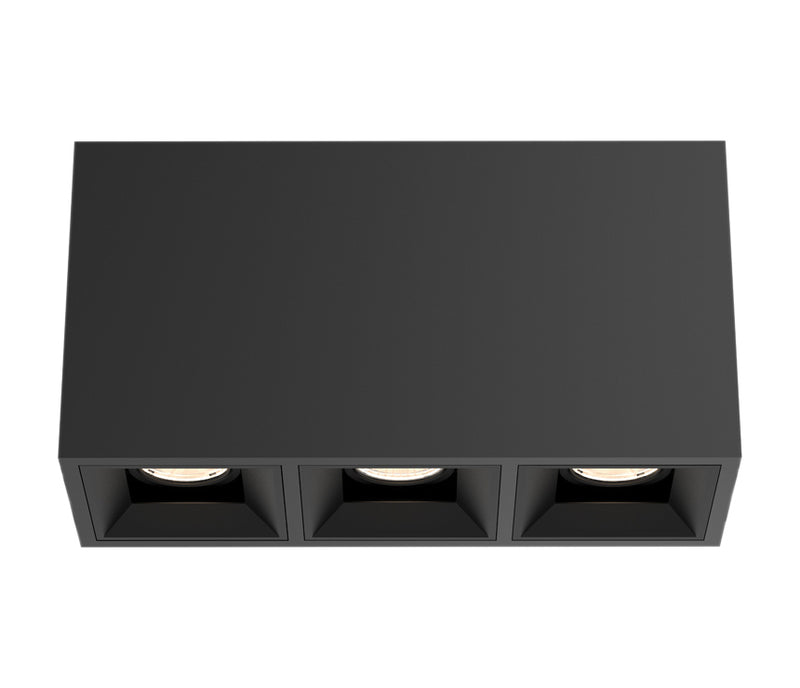 Eurofase BVOS301RFRFF1527WCL LED Flushmount, Black