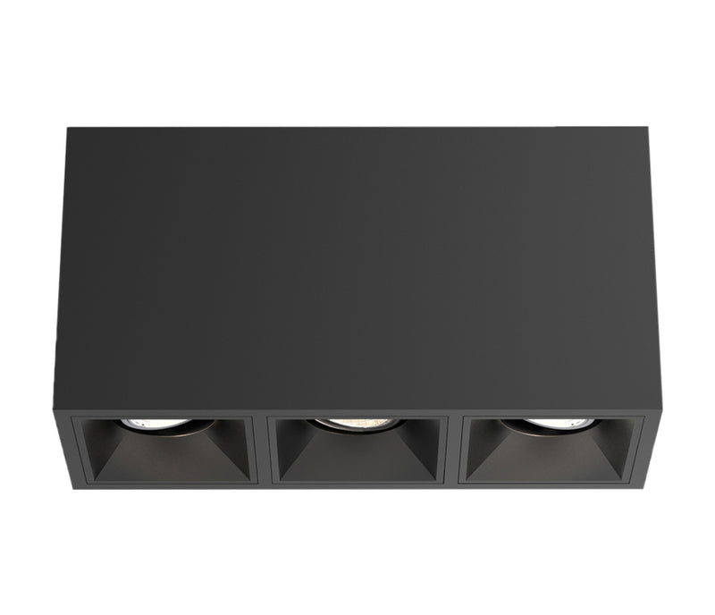 Eurofase BVOS301RGRGG1530WCL LED Flushmount, Black