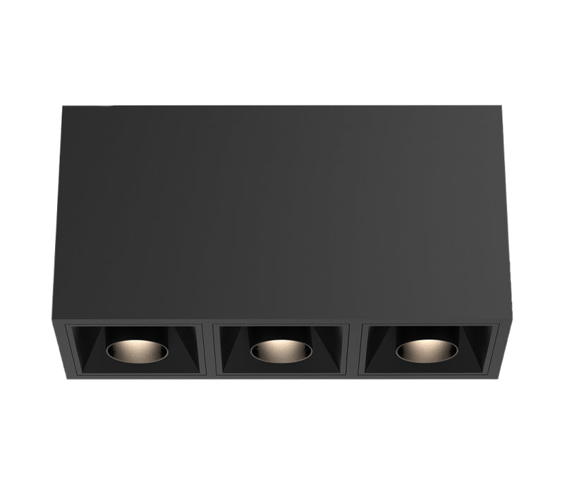 Eurofase BVOS301SGSGG1030WCL LED Flushmount, Black