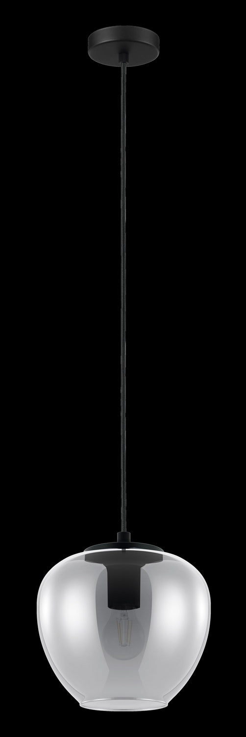 Eglo USA 39656A One Light Pendant, Black