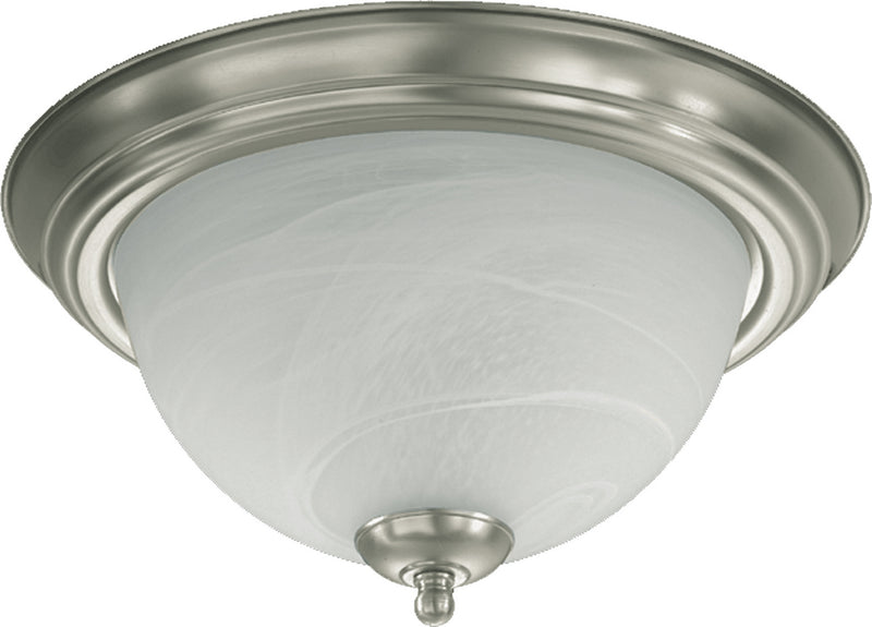 Quorum 3066-13-65 Two Light Ceiling Mount, Satin Nickel