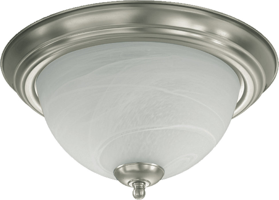 Quorum 3066-13-65 Two Light Ceiling Mount, Satin Nickel